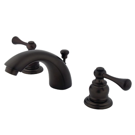 Kingston Brass KB945BL Mini-Widespread Bathroom Faucet, Oil Rubbed Bronze KB945BL